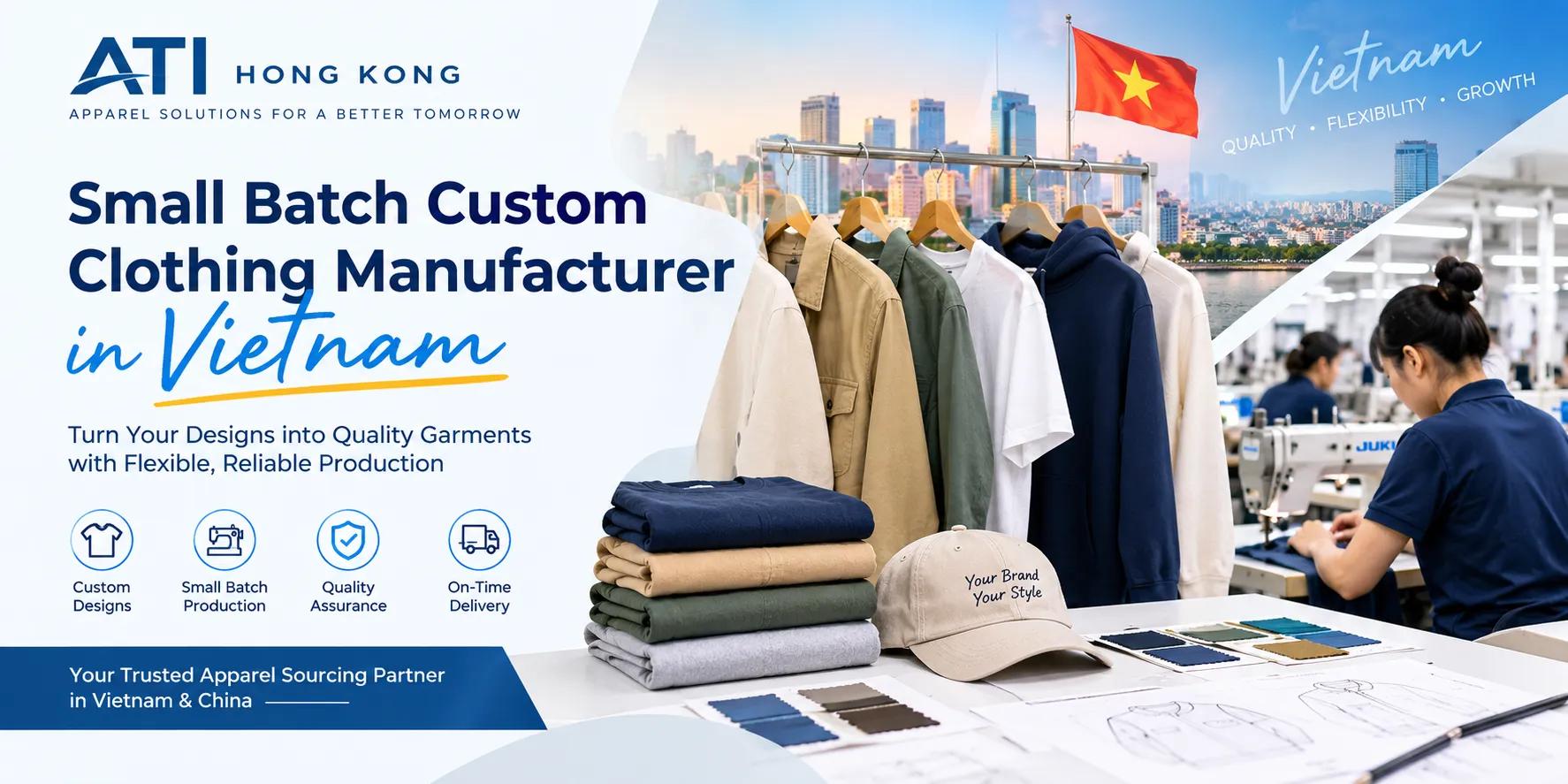 Small Batch Custom Clothing Manufacturer in Vietnam | ATI Hong Kong